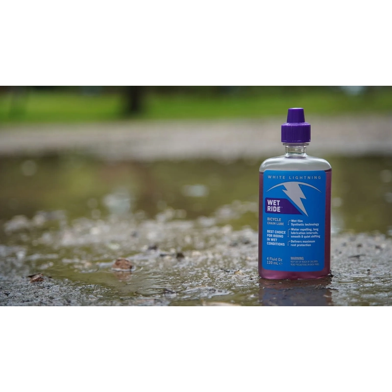 White Lightning Wet Ride - Chain Lube - 240ml-2