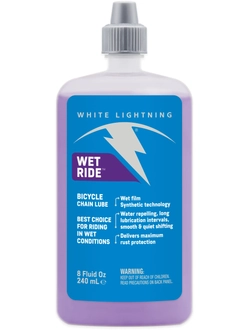 White Lightning Wet Ride - Chain Lube - 240ml x 8